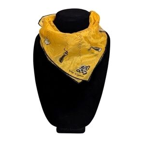 Vintage Spice N' Sugar Yellow Salt and Pepper Shaker Square Scarf